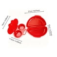 thumbnail image 6 of SHJHENG Microwave Egg Poacher with Lid - Plastic Double Egg Cooker for Breakfast, Quick Egg Maker for Home Kitchen, Microwave Safe Egg Steamer Tool (Multiple Styles Available), 6 of 7