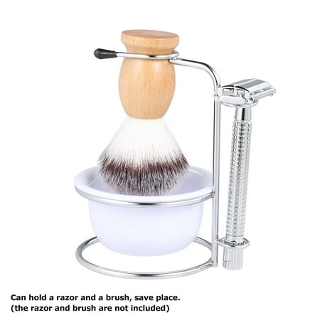 2 in 1 Men's Shaving Kit Shaving Brush Holder + Soap Bowl Male Beard Shaving Soap Bowl Shaving Stand Male Shaving Tool