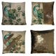 thumbnail image 1 of Funda de almohada ABPHQTO pavo real Reversible sirena lentejuelas decoración del hogar 40x40 cm, 1 of 2