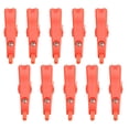 thumbnail image 2 of 2 Poles Electronic Test Clip, 10Pcs Car Battery  Clips, Brass  Clip Positive Negative Test Gold Plated Brass, 2 of 8