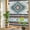 brown, variant on Rainbow Window Privacy Film, Brown Boho Static Cling Window Film PVC, Southwestern Ethnic Aztec Retro Geometric No Glue UV Blocking Glass Covering, Removable Stained Glass Sticker 17.7''x39.3''