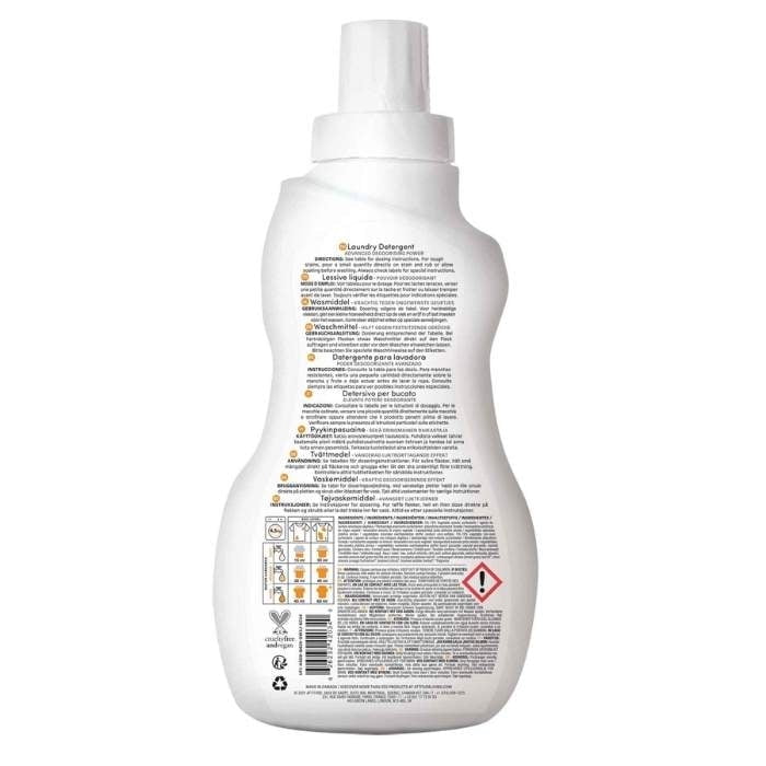 ATTITUDE nature+ technology Détergent Lessive - Sans Odeur - 40 Brassées 2 L