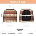 thumbnail image 3 of Red and Brown Christmas Seat Covers for Dining Room Chairs Set Of 4,Stretch Printed Washable Chair Seat Cover with Elastic Ties and Button,Removable Waterproof Couch Cushion Covers, 3 of 6
