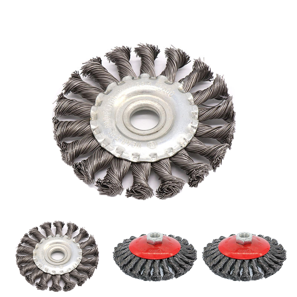 fashionhome Twist knot steel wire wheel 