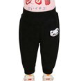 thumbnail image 5 of Gpaecead 1-4T Boys And Girls Fleece Lined Pants Fall And Winter Thick Warm Pants Casual Outer Pants Black, 5 of 7