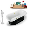 thumbnail image 2 of Tub, Faucet and Tray Set Streamline 68" Freestanding NH1141CH-100, 2 of 2