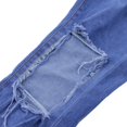 thumbnail image 4 of pantalones vaqueros de mujer mujeres rasgadas apenadas ajuste delgado estirar flaco pantalones de mezclilla jeans legging l L Magideal pantalones vaqueros de mujer, 4 of 7