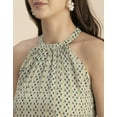 thumbnail image 5 of Moomaya Sleeveless Halter Neck Printed Loose Fit Top - Women's Summer Top, 5 of 9