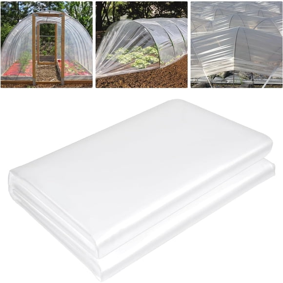 Royalbelle 26X32FT Greenhouse Plastic Sheeting, 6 Mil Thickness, Clear