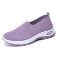 thumbnail image 6 of Women's Mesh Walking Shoes  Sneakers,Anti-Slip Breathable Athletic Comfortable Light Flat Loafer Nurse Shoes, 6 of 10