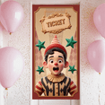 thumbnail image 6 of Cartoon Clown Ticket Banner Circus Clown Event Decor for Birthday Celebration Kids Party Indoor Decoration, 6 of 9