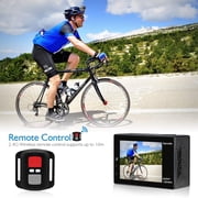 AKASO Brave 4 Action Camera, 4K 30fps Ultra Hd Video 20MP Wifi Sport Camera,131ft Underwater Camera with EIS, 5XZoom, 2X Batteries and Helmet Accessories Kit
