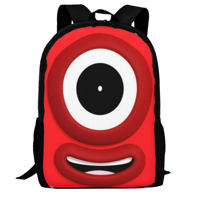Numberblocks Cartoon Backpack Large Capacity Portable Anime Cute Lightweight Outdoor Travel Backpack Large Capacity Bag Casual Travel Backpack