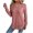 Pink, variant on ShiShine Womens Sweater V Neck Long Sleeve Pullover Tops Fall Fashion Casual Clothes