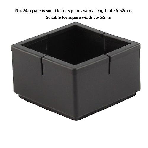 Tapas de silicona para patas de silla, 20 piezas de tapas protectoras para el suelo de las patas de las sillas, correas de silicona con almohadillas de fieltro para proteger los suelos de resbalones