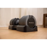 NordicTrack55 Lb Select-A-Weight Dumbbell Set: Compact Design, 15 Different Weight Increments, and iFIT Integration for Interactive Workouts and More