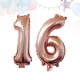 thumbnail image 5 of Globos gigantes de aluminio de 40 pulgadas con el número 16 para fiestas, festivales, cumpleaños, aniversarios, accesorios para fotos, 5 of 5