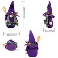thumbnail image 5 of Faceless Gnome Plush Doll Decoration Hand-made Brooms Witch Dolls with Dark Elf Hat for Living Room Display, 5 of 5