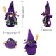 thumbnail image 5 of Faceless Gnome Plush Doll Decoration Hand-made Brooms Witch Dolls with Dark Elf Hat for Living Room Display, 5 of 5