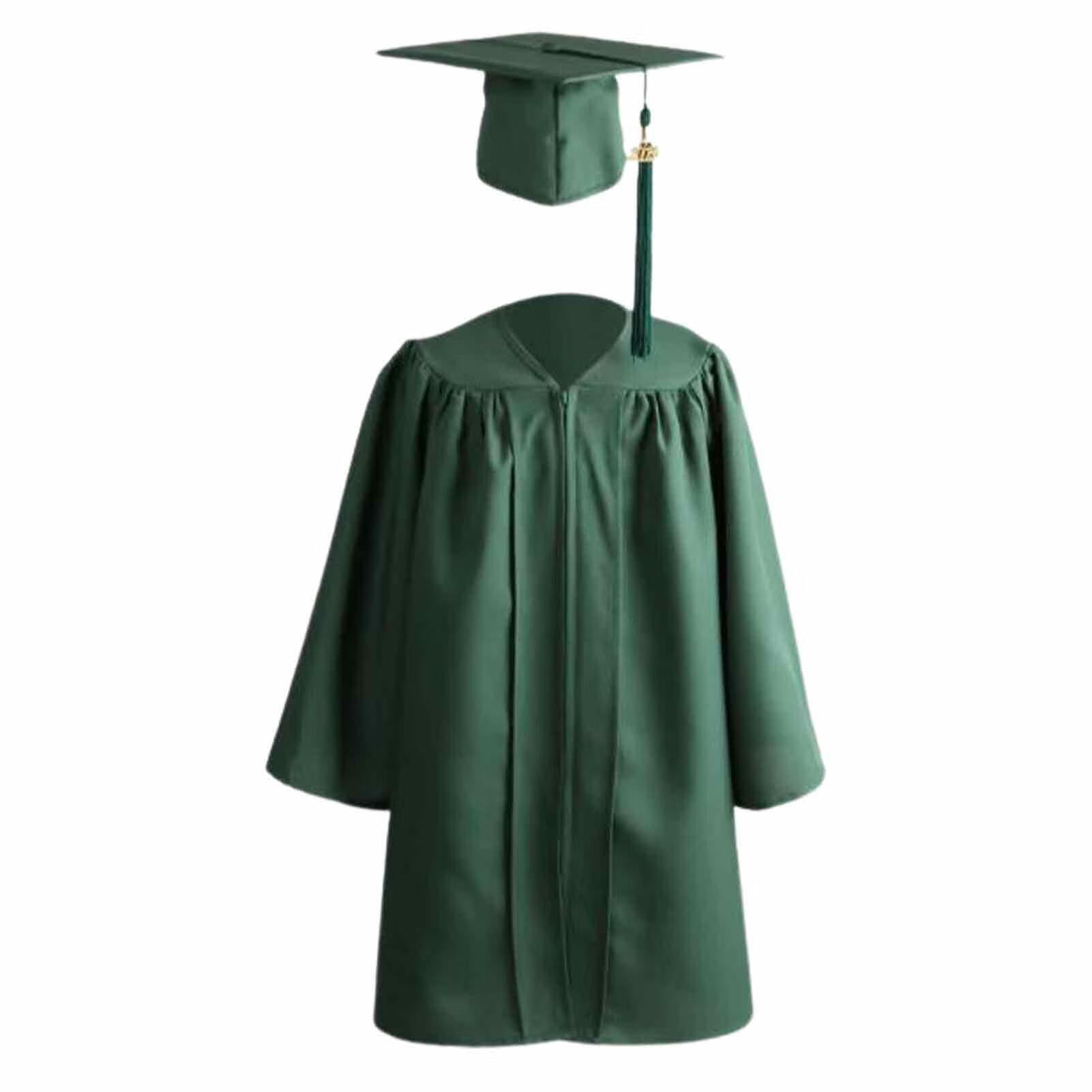 Goxfaca Kids Graduation Cap and Gown Shiny Kindergarten Graduation