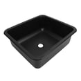 thumbnail image 1 of RV Kitchen Sink, 15.7in Rectangular Stainless Steel Sink for RV, Large Capacity Camper Sink Single Bowl Sink Bowl Basin Bar Sink for Kitchen, Workstation, Outdoor, 1 of 7