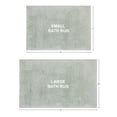 thumbnail image 3 of Mineral Spring Brookside Bath Tufted Polyester 2 Piece Bath Rug Set, Sea, 17" x 24" & 20" x 32", 3 of 6