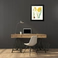 thumbnail image 4 of Unknown 20x24 Black Modern Framed Museum Art Print Titled - Bright Botanicals III, 4 of 5