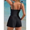 thumbnail image 6 of Asoul Romper Swimsuits for Women Tummy Control One Piece Swimsuits with Shorts Slimming Bathing Suits, 6 of 8