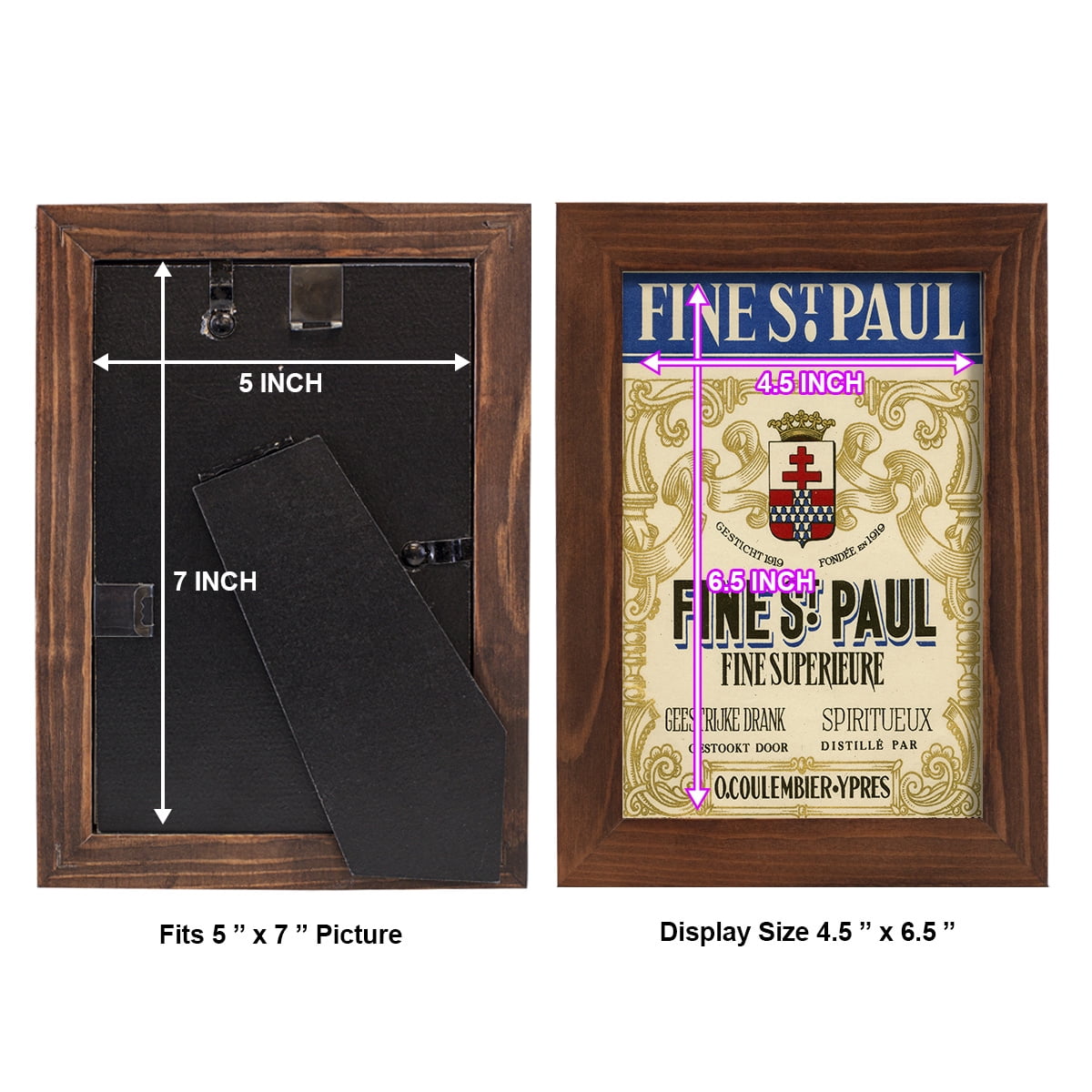 Fine St. Paul -Framed Print w/glass-Chestnut