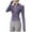 Purple, variant on ShiShine Women's Lightweight Yoga Tops Stretchy Workout Full Zip Running Track Jacket with Thumb Holes
