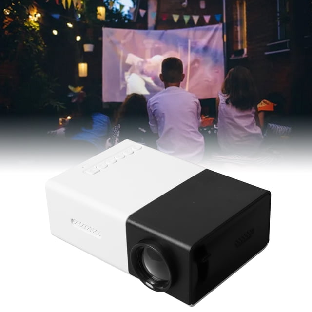 Proyector Infantil, mini proyector Portátil 1080p Hd Métodos de Conexión Múltiple Para DiBujos Animados para Niños