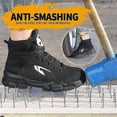 thumbnail image 2 of Mens Steel Toe Work Shoes Puncture Proof Anti-smashing Outdoor Protective Shoes, 2 of 3