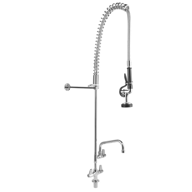 Kitchen Faucets with Pull Down Sprayer, G1/2 Vertical Faucet Commercial Kitchen Sink Faucet Sink Mixing Tap Bar Counter Accessory, Commercial Faucet with Pre Rinse