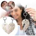 thumbnail image 1 of Valentines Couple Keychain - You Hold The Key To My Heart Couple Keychain For Him And Her -sz.10261, 1 of 5