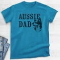 thumbnail image 2 of Aussie Dad T-Shirt, Unisex Men's Shirt, Australian Shepherd, Aussie Owner, Funny Dog Dad Gift, Heather Blue, X-Large, 2 of 6