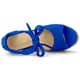 thumbnail image 5 of Sandalias de Cuña Alpargatas Correa de Tobillo Allegra K Azul Profundo 38, 5 of 7