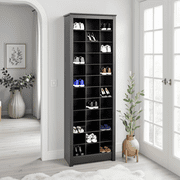 Prepac 36 pair Shoe Storage Rack, Black