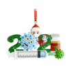 thumbnail image 1 of De Resina De Árbol De Navidad Con Cordón Diy Cubierta De Cara De Nombre Escrito A Mano Colgante De Muñeco De Nieve Decoración De Navidad 2021 Adornos sonducket HA043597-05, 1 of 6