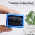 thumbnail image 3 of Transemion Manual Confidential Roller Stamps ID for Protection Personal Information Data Theft Guard Ink Security Rollers Blue 1Set, 3 of 6