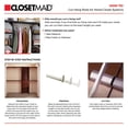 thumbnail image 6 of Closetmaid White Narrow Wood Closet System, 6 of 10