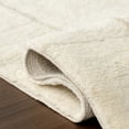 thumbnail image 6 of Rugs USA Cove Checked Wool Area Rug, 5' x 8', Cove Ivory, 6 of 8