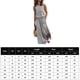 thumbnail image 2 of Vestido Sin Mangas Vestido sin mangas de verano Elegante vestido largo maxi Ropa femenina (Gris XL) Cgtredaw para Mujer Gris T S, 2 of 6