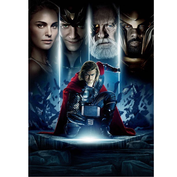 Póster Thors, arte decorativo de anime retro para pared, 42 x 30 cm