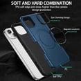 thumbnail image 5 of Magnetic Phone Case for iPhone 15 Plus Compatible with Magsafe, Military-Grade Shockproof Case with Built-in Magnet Circle for iPhone 15 Plus MS Navy Blue, 5 of 18