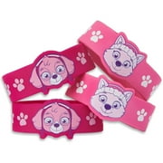 PAW Patrol Party Favor Pink Rubber Bracelets, 4ct