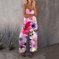 thumbnail image 2 of IROINNID Sleeveless Suspender Jumpsuit For Women Full-Length Casual Jumpsuits Summer Loose Jumpsuit Wide Leg Pant Romper, 2 of 7