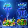 thumbnail image 4 of Set de construcción Brihappen Jellyfish con 1130 piezas con luz nocturna, 4 of 7