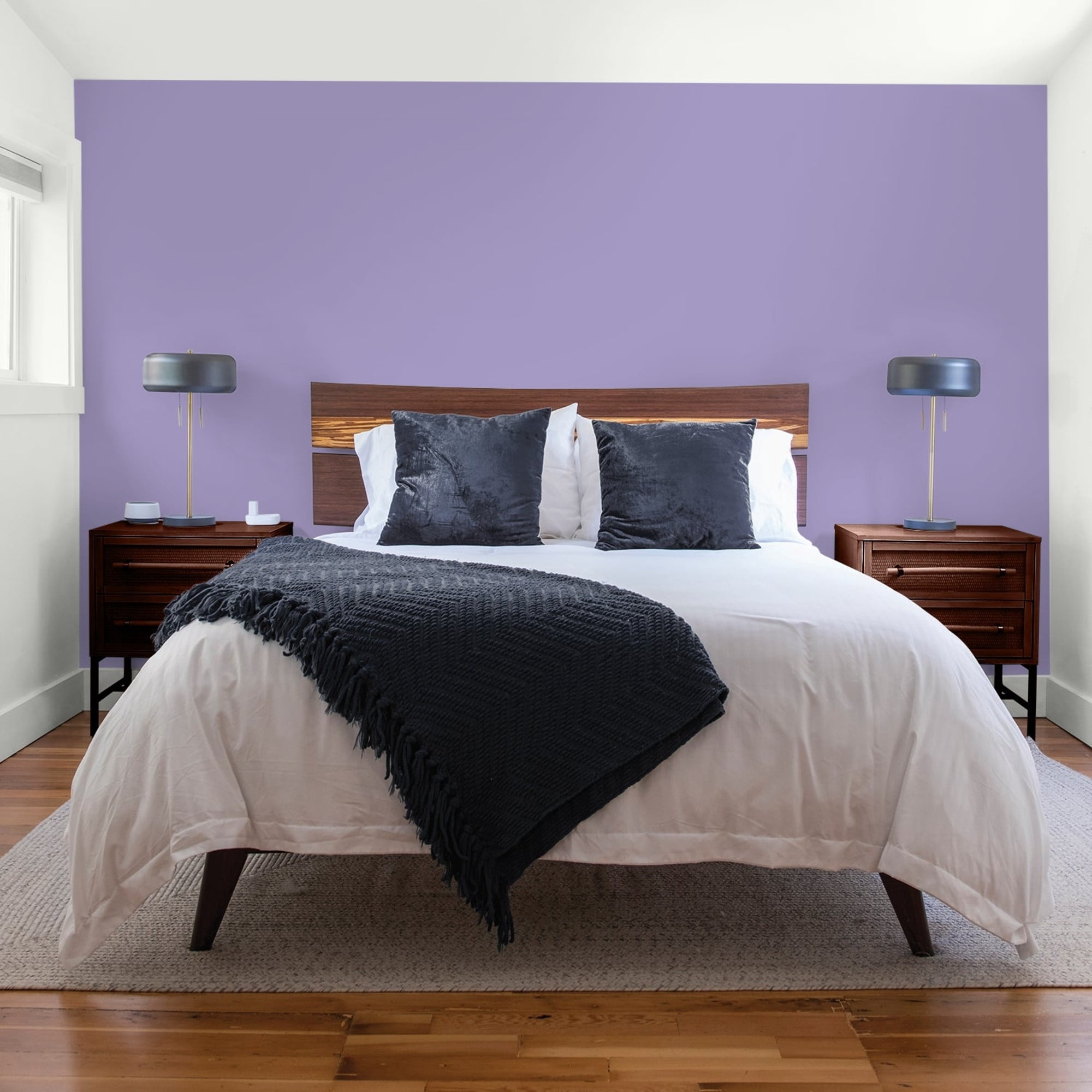 Glidden Spred French Violet Flat Interior Paint and Primer, 1 Gallon