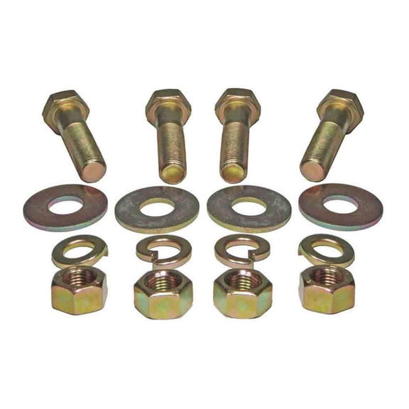 1/2 Inch Pintle Mount Bolt Kit, Set Of 4 Bolts, Washers & Nuts (MK-128)