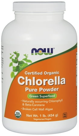 Now Foods Organic Chlorella Powder, 1.0 Lb